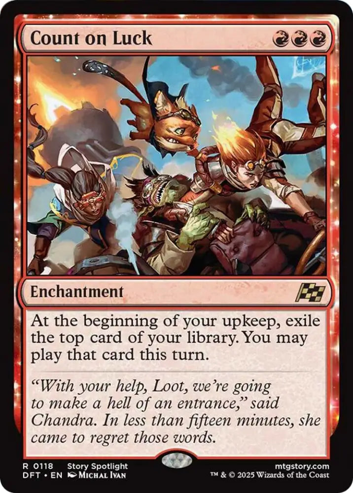 Count on Luck [Aetherdrift] - MTG Single