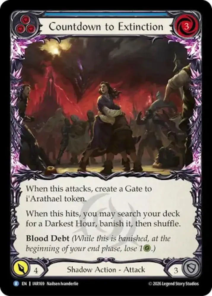 Countdown to Extinction (Blue) (IAR169) [Usurp the Shadow Throne]