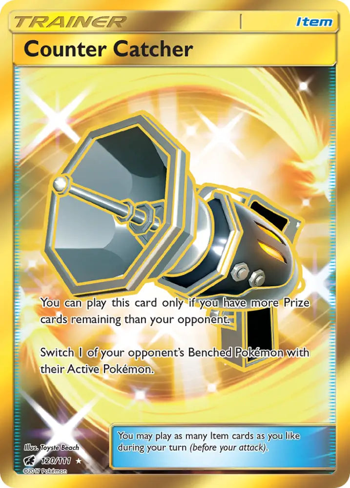 Counter Catcher (120/111) [Sun & Moon: Crimson Invasion] - Pokemon Single