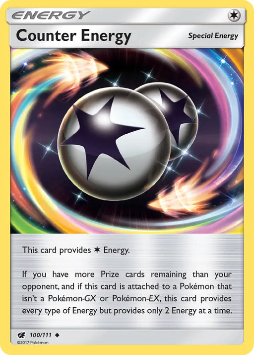 Counter Energy (100/111) [Sun & Moon: Crimson Invasion] - Pokemon Single