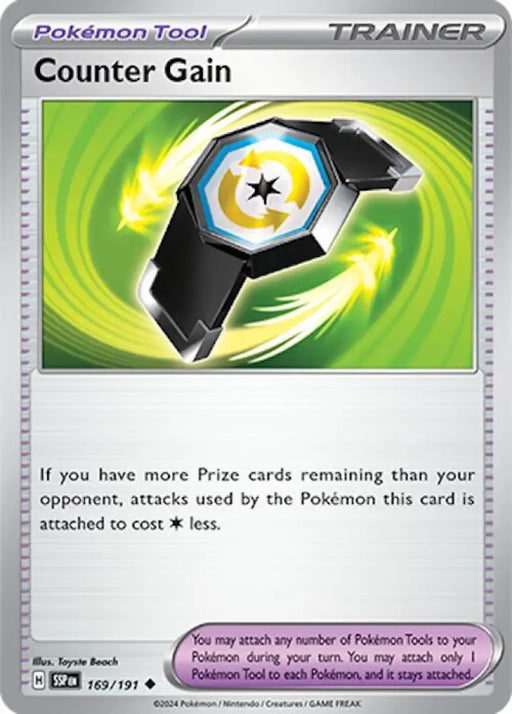 Counter Gain (169/191) [Scarlet & Violet: Surging Sparks] - Pokemon Single