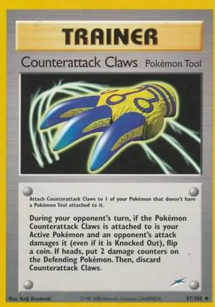 Counterattack Claws (97/105) [Neo Destiny Unlimited] - Pokemon Single