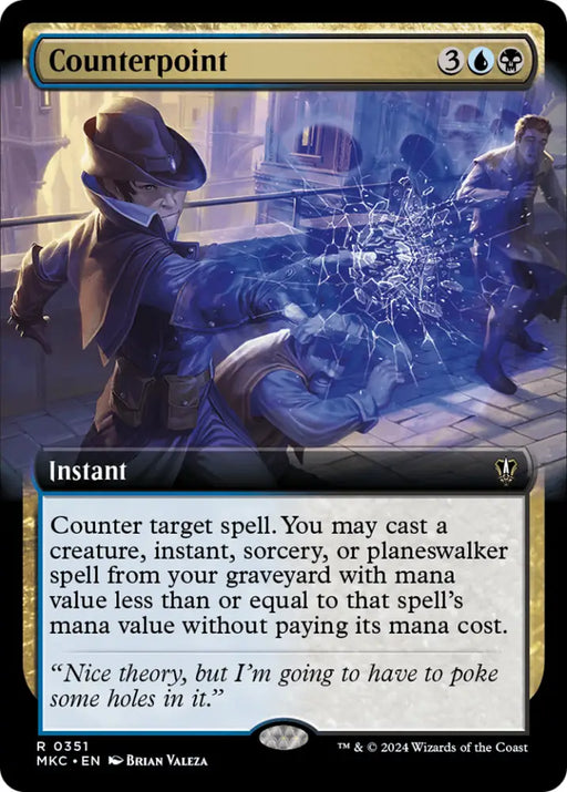 Counterpoint (Extended Art) [Murders at Karlov Manor Commander] - MTG Single