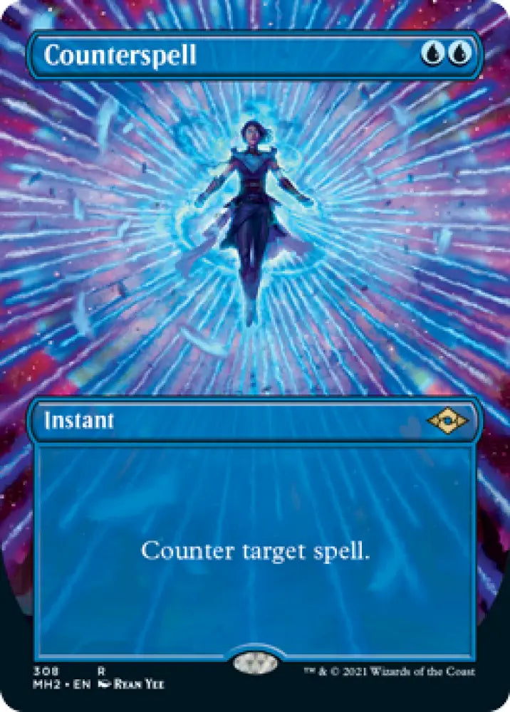 Counterspell (Borderless Alternate Art) [Modern Horizons 2] - MTG Single