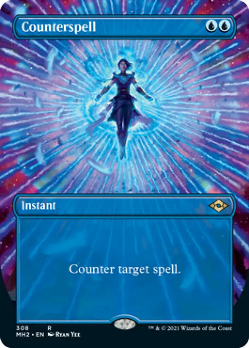 Counterspell (Borderless Alternate Art) [Modern Horizons 2] - MTG Single