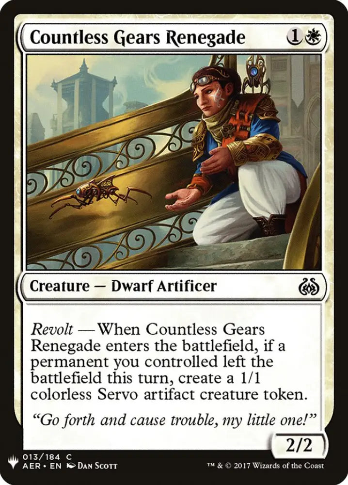 Countless Gears Renegade [Mystery Booster] - MTG Single