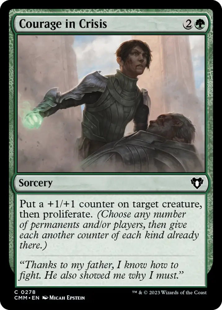 Courage in Crisis [Commander Masters] - MTG Single