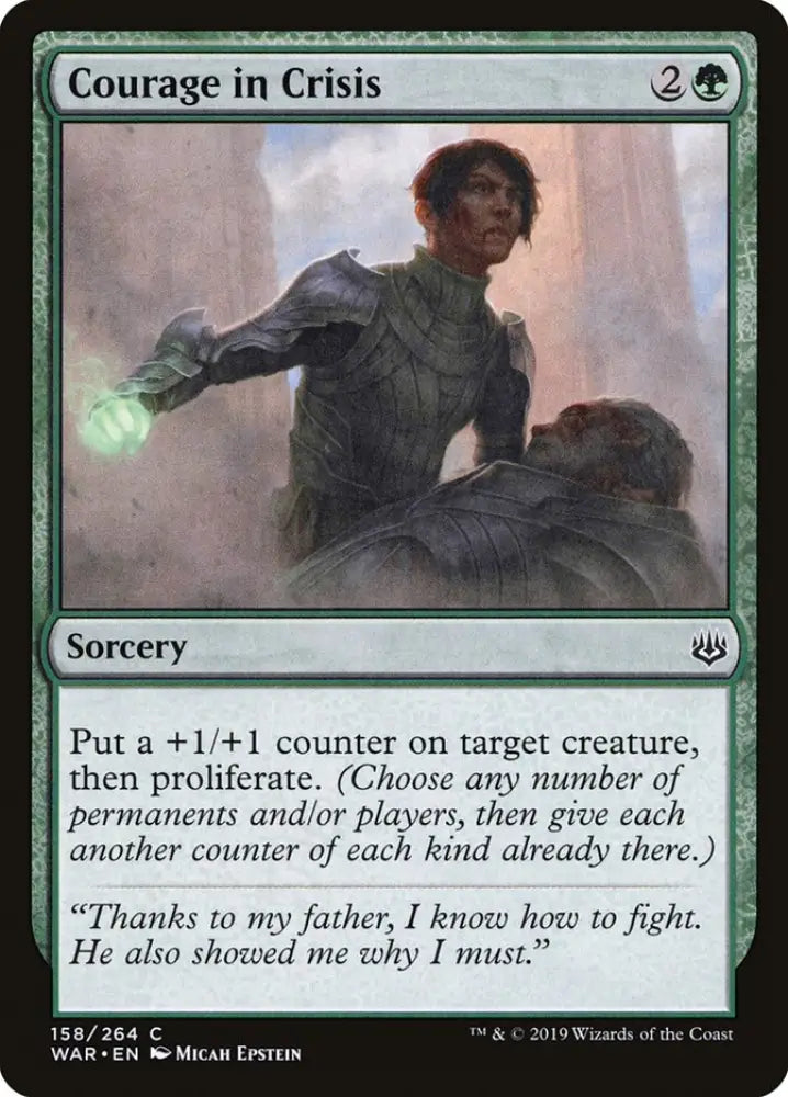 Courage in Crisis [War of the Spark] - MTG Single