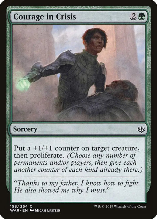 Courage in Crisis [War of the Spark] - MTG Single