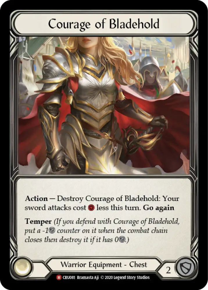 Courage of Bladehold [Crucible of War 1st Edition] 1st Edition Normal - Flesh And Blood Single