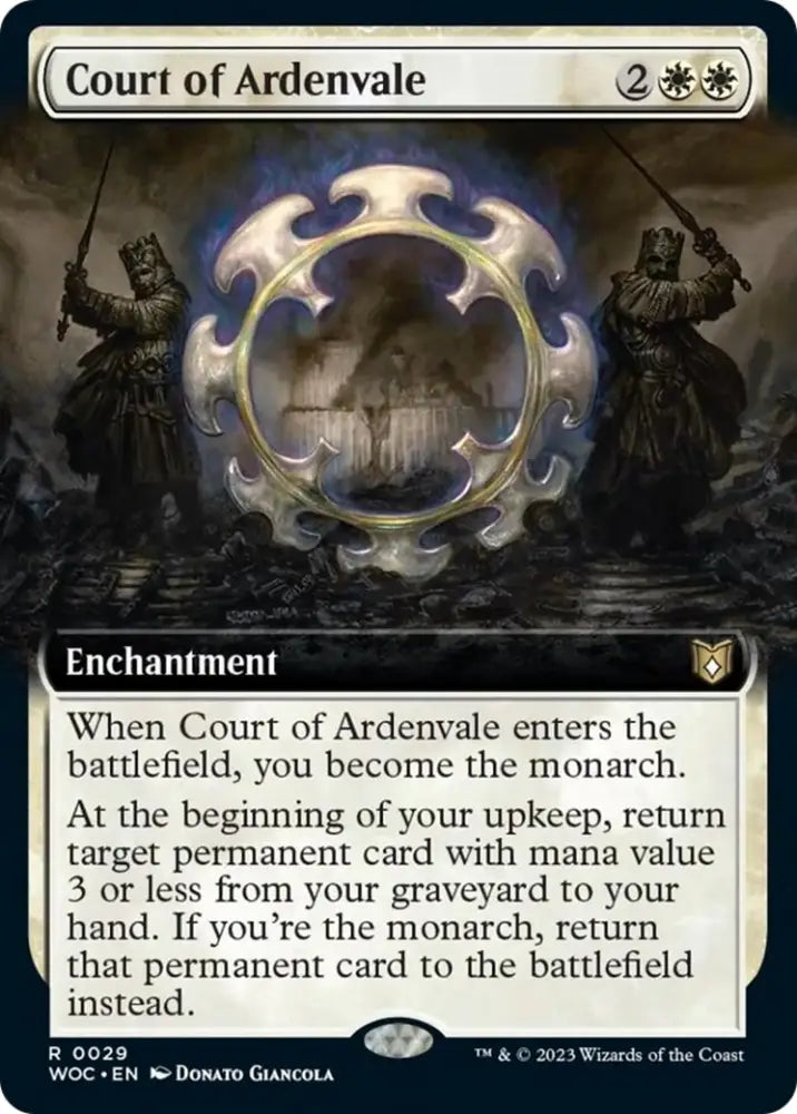 Court of Ardenvale (Extended Art) [Wilds of Eldraine Commander] - MTG Single