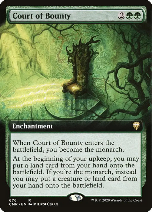 Court of Bounty (Extended Art) [Commander Legends] - MTG Single