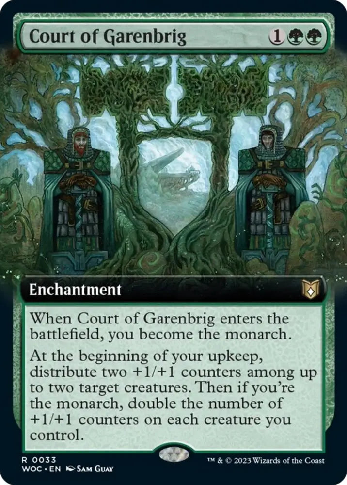Court of Garenbrig (Extended Art) [Wilds of Eldraine Commander] - MTG Single