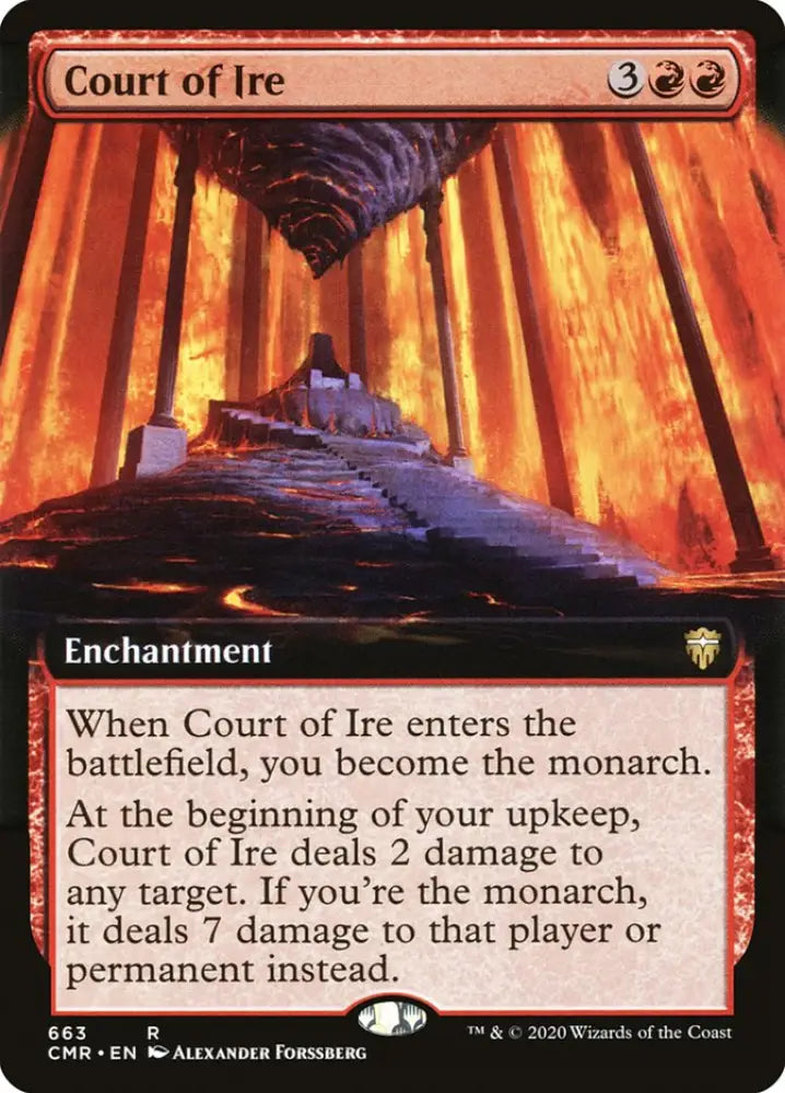Court of Ire (Extended Art) [Commander Legends] - MTG Single
