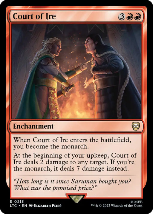 Court of Ire [The Lord of the Rings: Tales of Middle-Earth Commander] - MTG Single