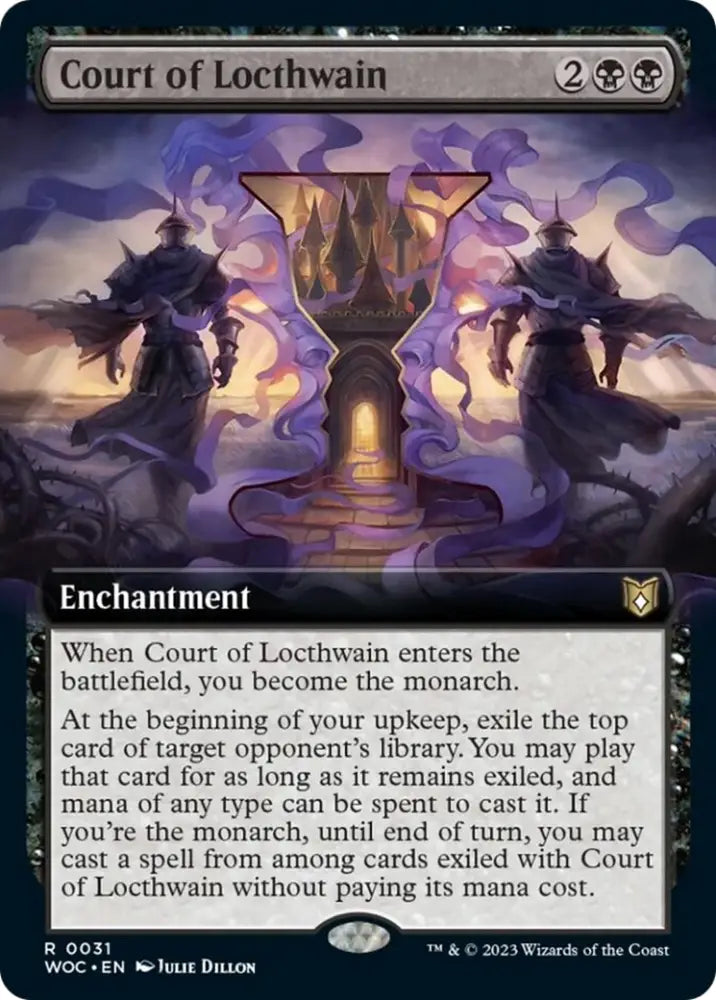 Court of Locthwain (Extended Art) [Wilds of Eldraine Commander] - MTG Single