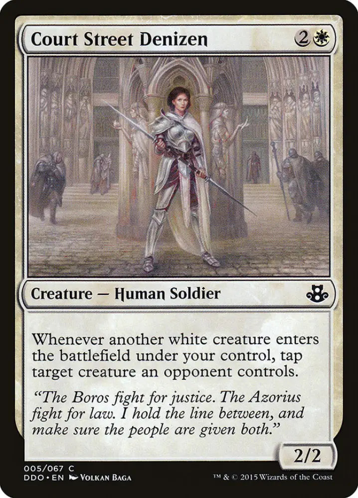Court Street Denizen [Duel Decks: Elspeth vs. Kiora] - MTG Single