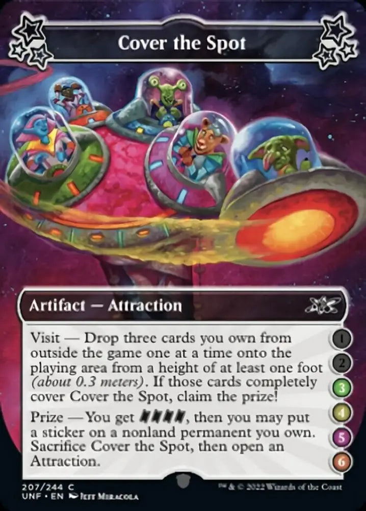 Cover the Spot (3-4-5-6) [Unfinity] - MTG Single