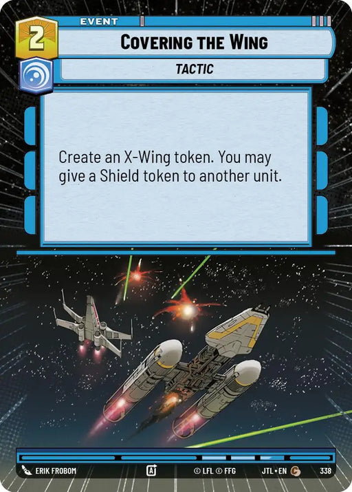 Covering the Wing (Hyperspace) (338) [Jump to Lightspeed] - Star Wars: Unlimited Single