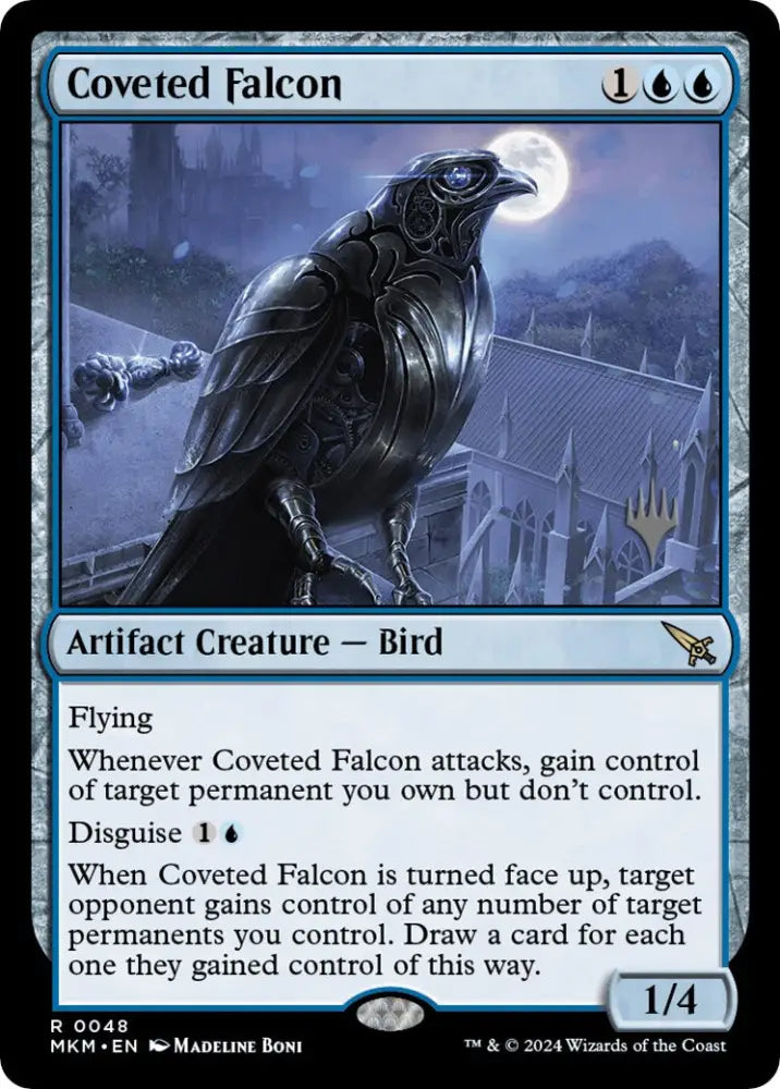 Coveted Falcon (Promo Pack) [Murders at Karlov Manor Promos] - MTG Single