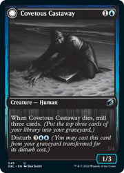 Covetous Castaway // Ghostly Castigator [Innistrad: Double Feature] - MTG Single
