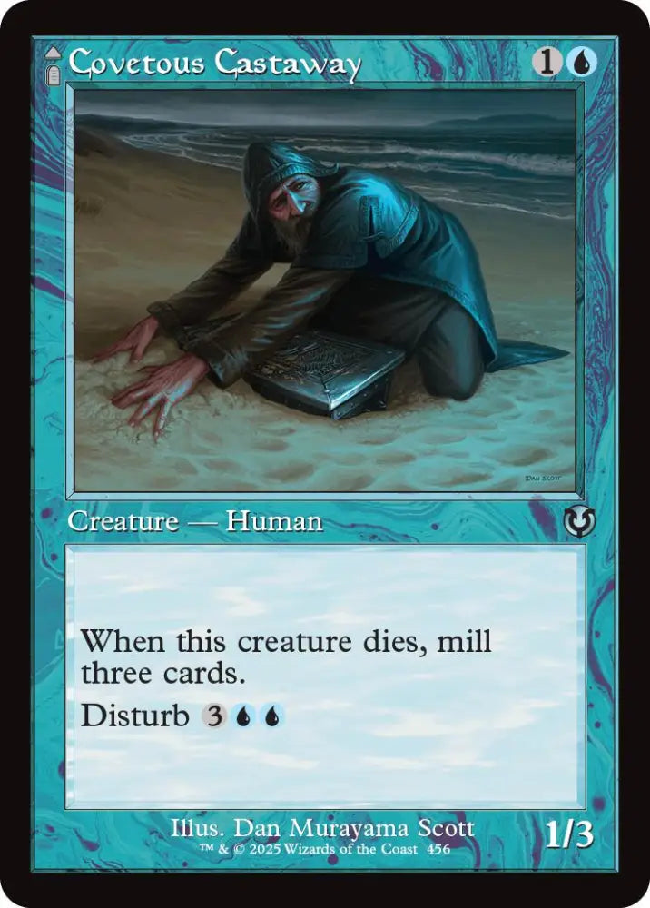 Covetous Castaway // Ghostly Castigator (Retro Frame) [Innistrad Remastered] - MTG Single