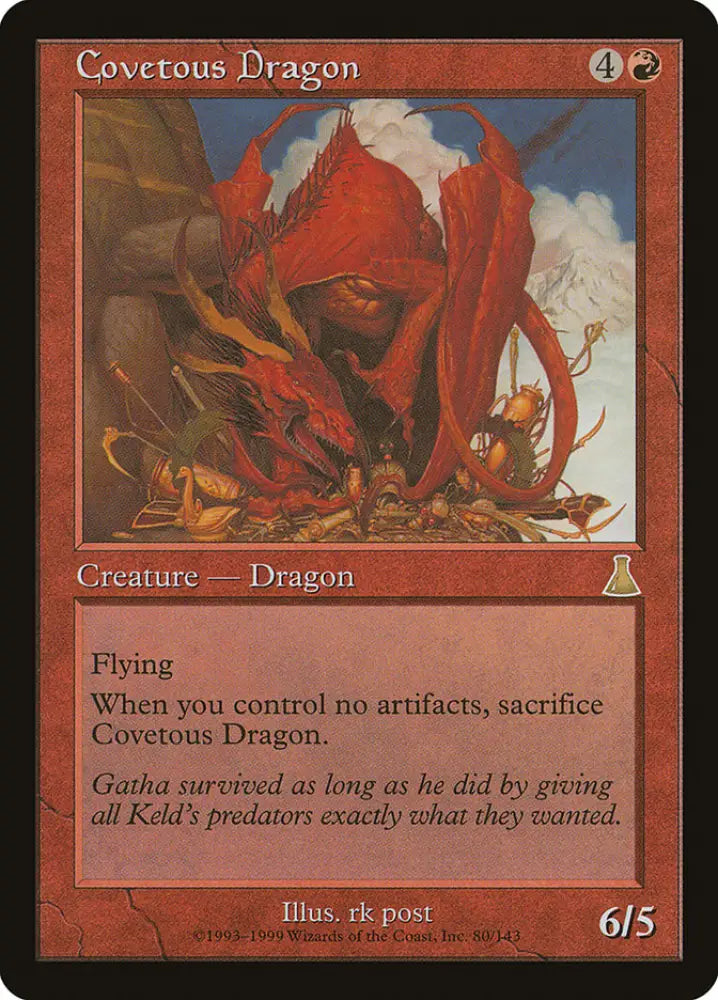 Covetous Dragon [Urza’s Destiny] - MTG Single