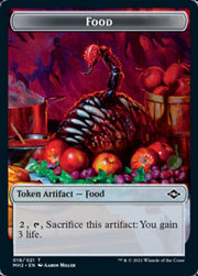 Crab // Food (18) Double-Sided Token [Modern Horizons 2 Tokens] - MTG Single
