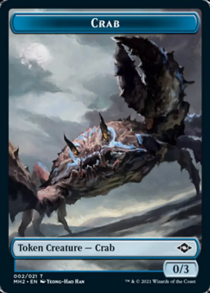Crab // Food (18) Double-Sided Token [Modern Horizons 2 Tokens] - MTG Single