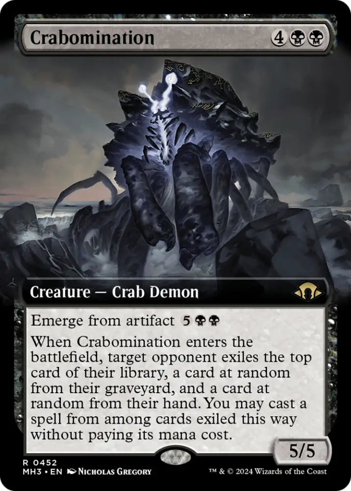 Crabomination (Extended Art) [Modern Horizons 3] - MTG Single