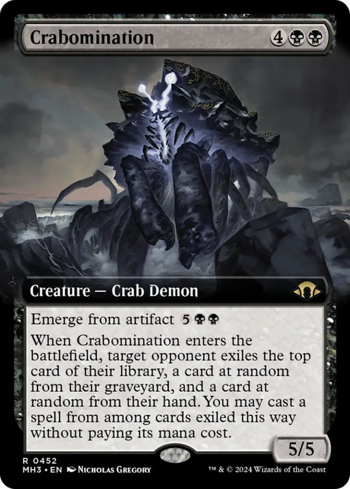 Crabomination (Extended Art) [Modern Horizons 3] - MTG Single