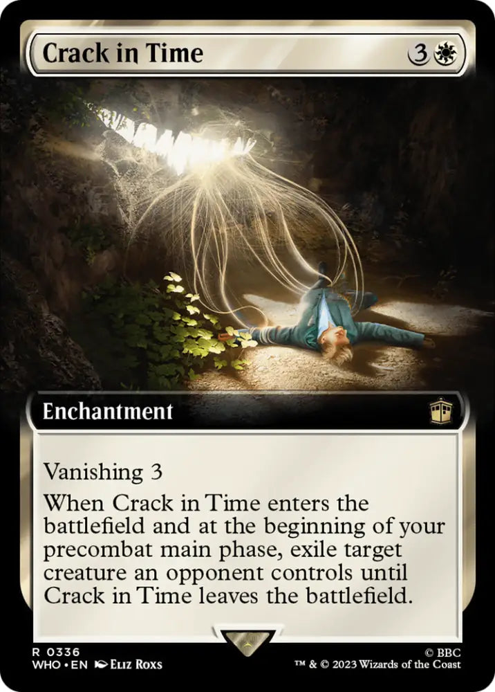 Crack in Time (Extended Art) [Doctor Who] - MTG Single