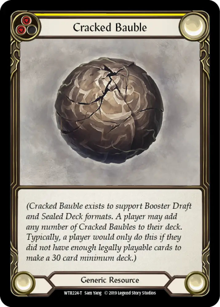 Cracked Bauble [Welcome to Rathe 1st Edition] Alpha Print Normal - Flesh And Blood Single