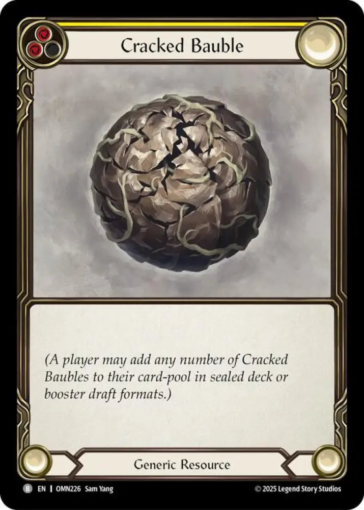 Cracked Bauble (Yellow) (OMN226) [Omens of the Third Age]