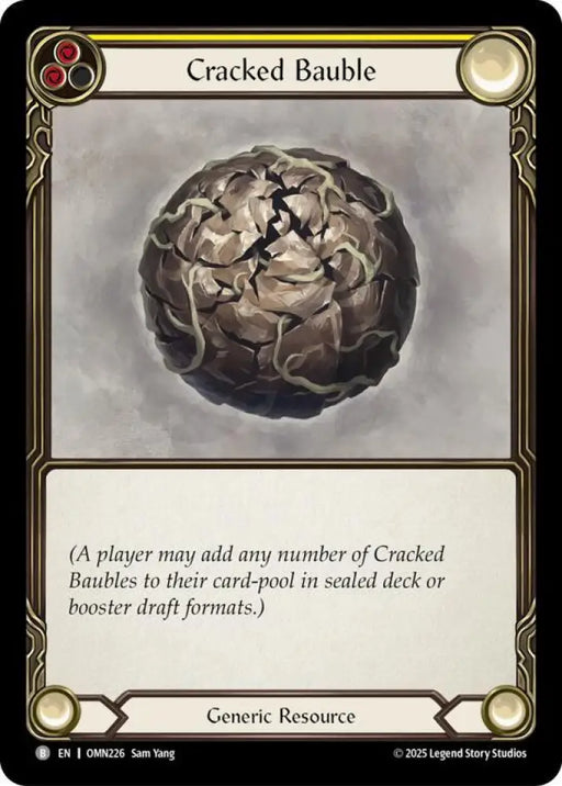 Cracked Bauble (Yellow) (OMN226) [Omens of the Third Age]