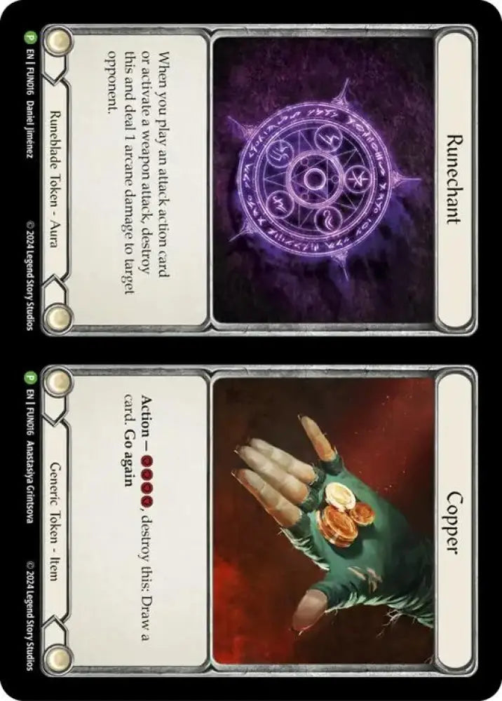 Cracker Bauble // Runechant and Copper [LGS360-FUN016] (Promo) - Flesh And Blood Single