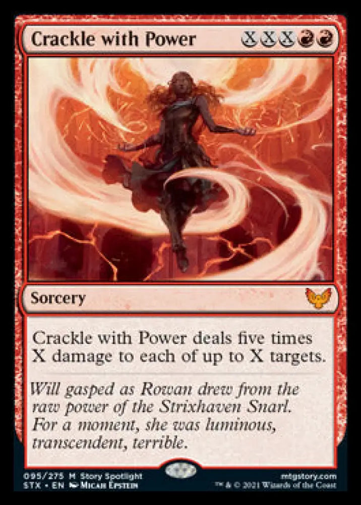 Crackle with Power [Strixhaven: School of Mages] - MTG Single