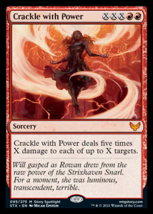 Crackle with Power [Strixhaven: School of Mages] - MTG Single