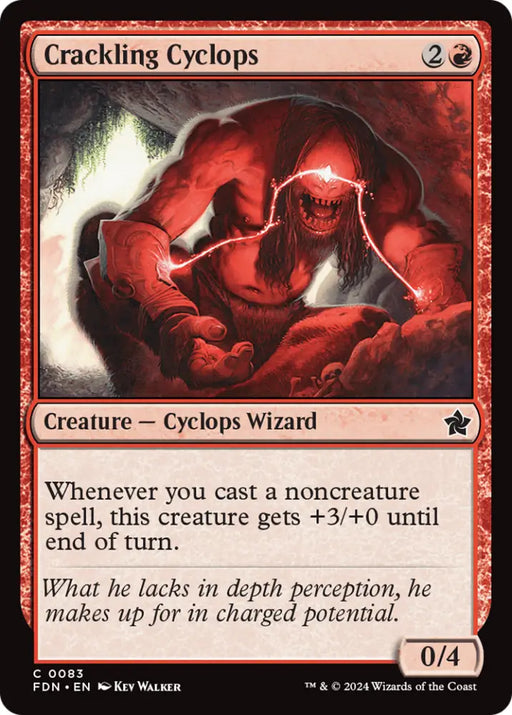 Crackling Cyclops [Foundations] - MTG Single
