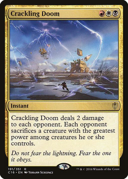 Crackling Doom [Commander 2016] - MTG Single