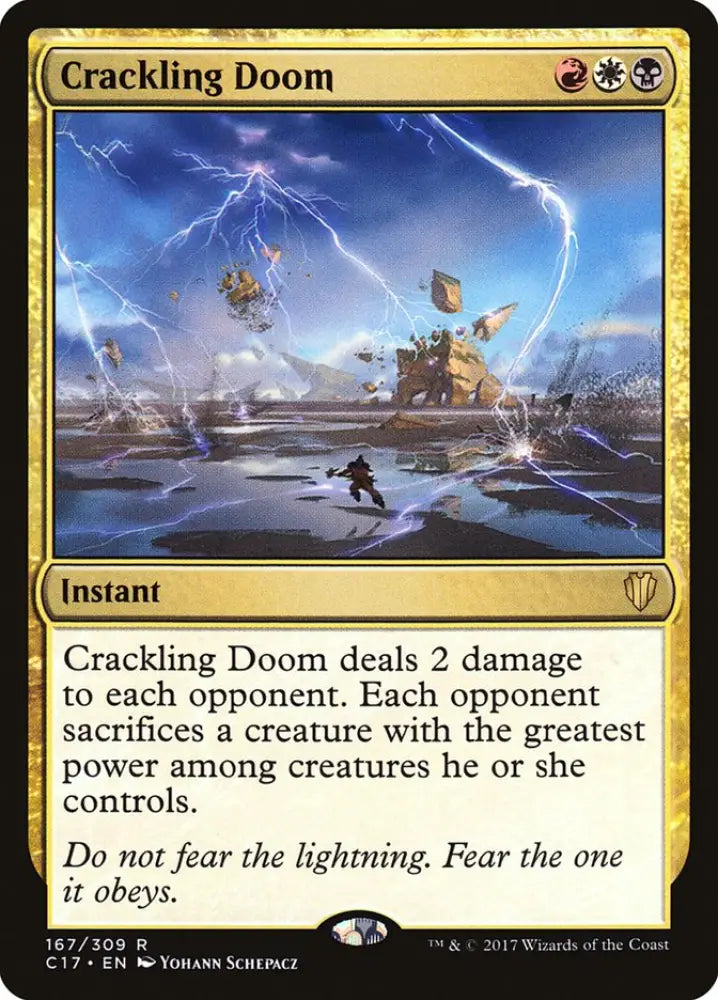 Crackling Doom [Commander 2017] - MTG Single