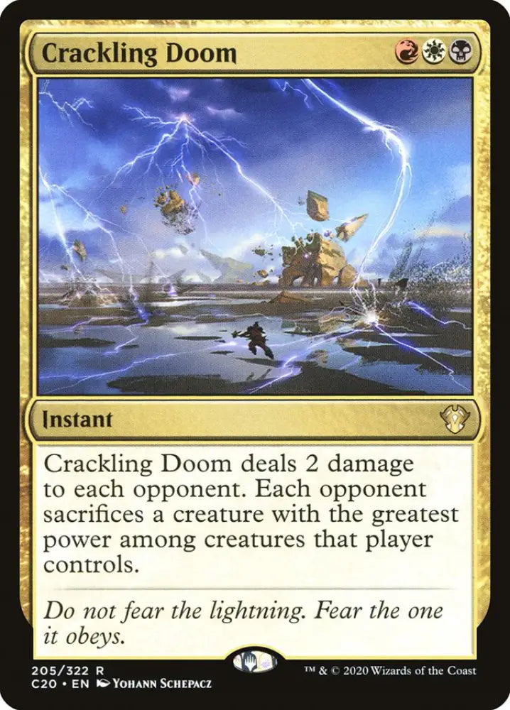 Crackling Doom [Commander 2020] - MTG Single