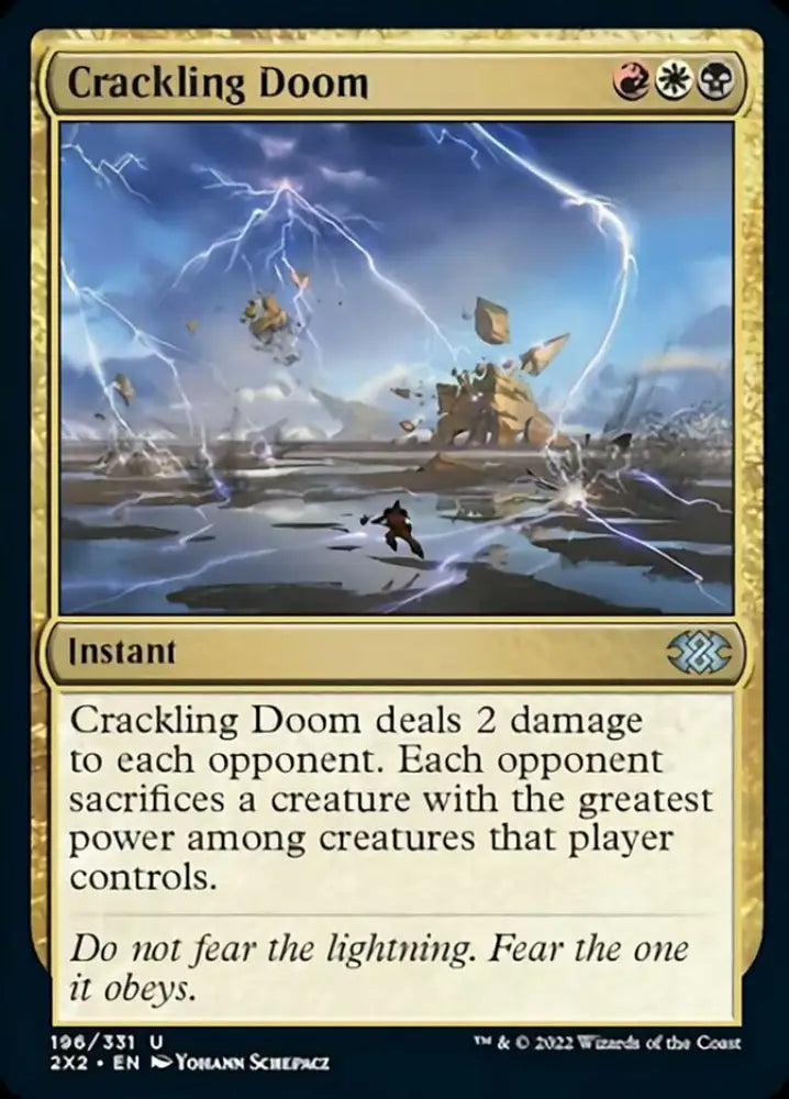Crackling Doom [Double Masters 2022] - MTG Single
