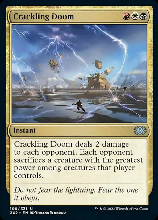 Crackling Doom [Double Masters 2022] - MTG Single