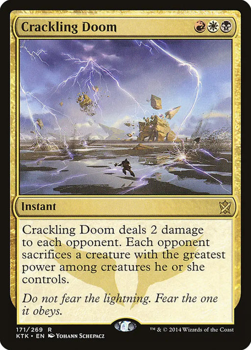 Crackling Doom [Khans of Tarkir] - MTG Single
