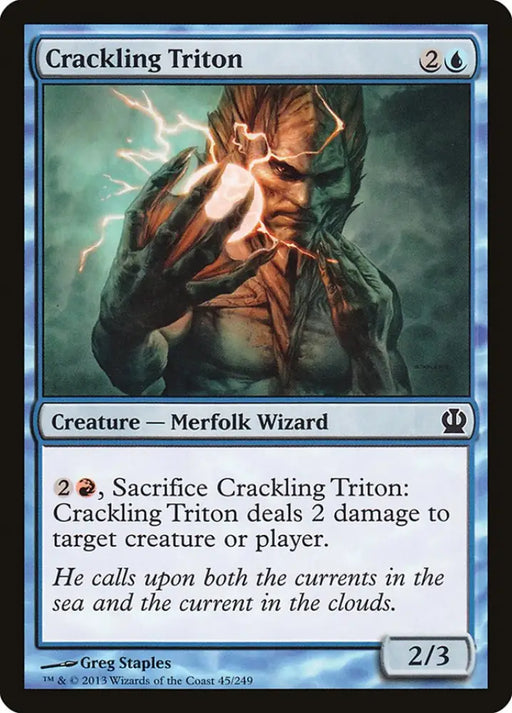 Crackling Triton [Theros] - MTG Single