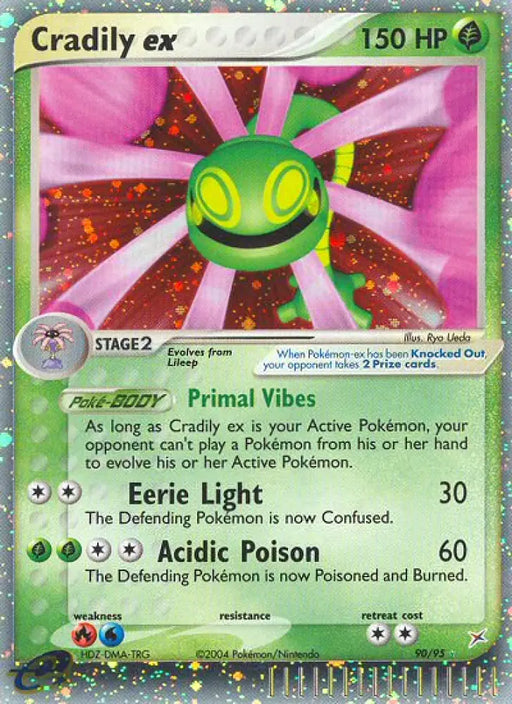 Cradily ex (90/95) [EX: Team Magma vs Team Aqua] - Pokemon Single