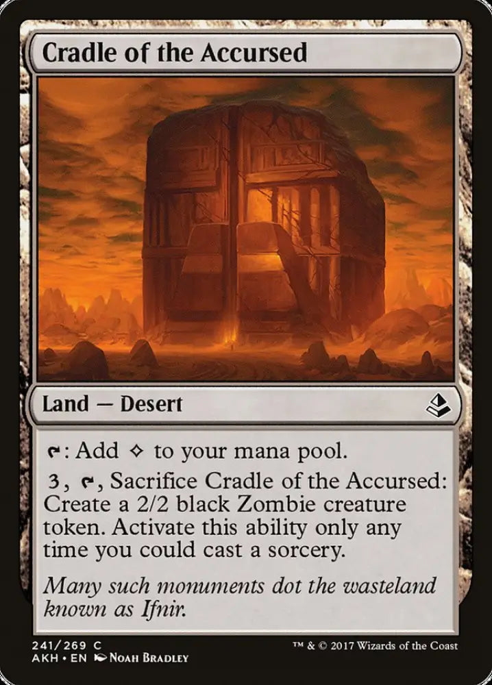Cradle of the Accursed [Amonkhet] - MTG Single