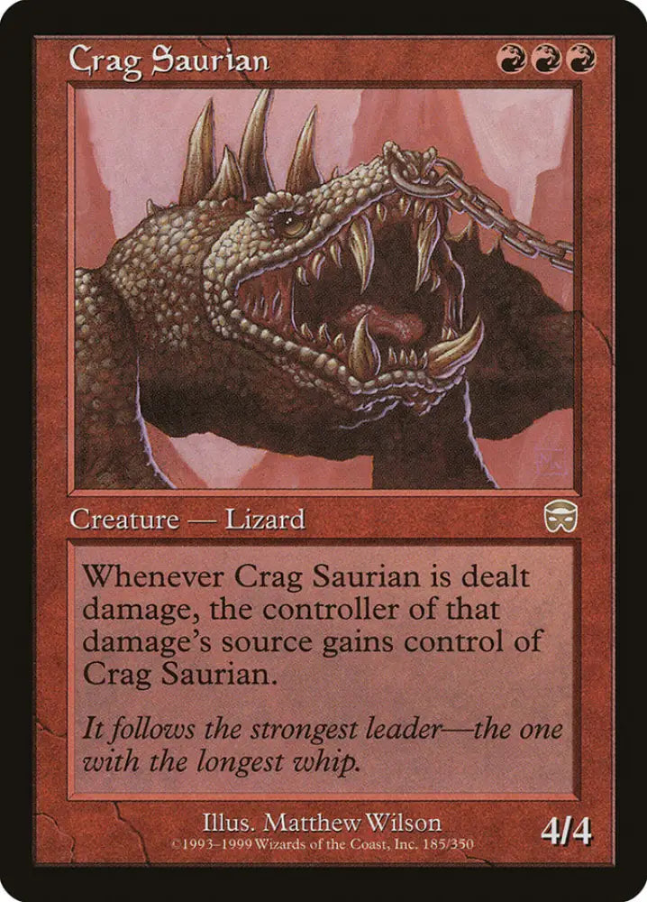 Crag Saurian [Mercadian Masques] - MTG Single