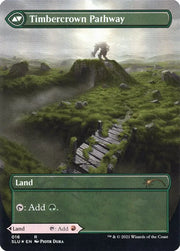 Cragcrown Pathway (Borderless) (16) [Secret Lair Series] [Borderless] Reverse